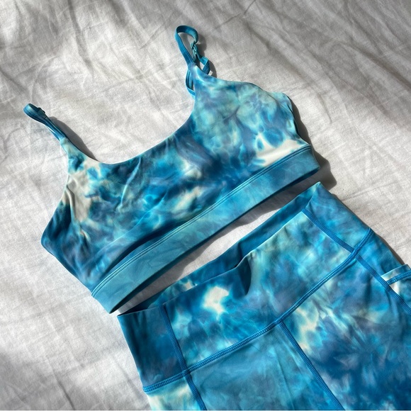 Tie dye running / yoga set sz S - Picture 3 of 10
